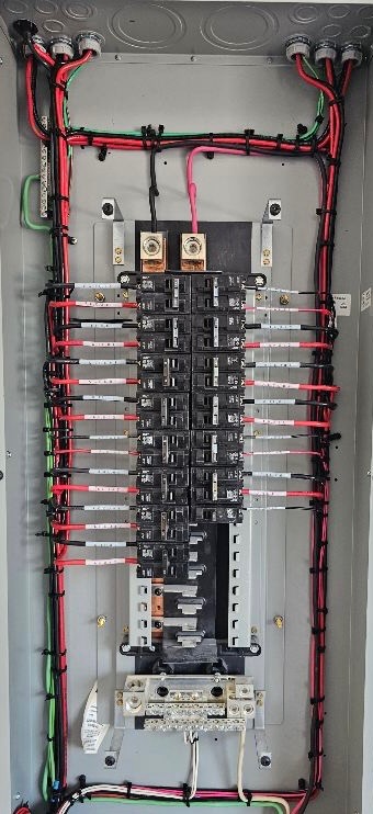 Circuit breaker panel installation details